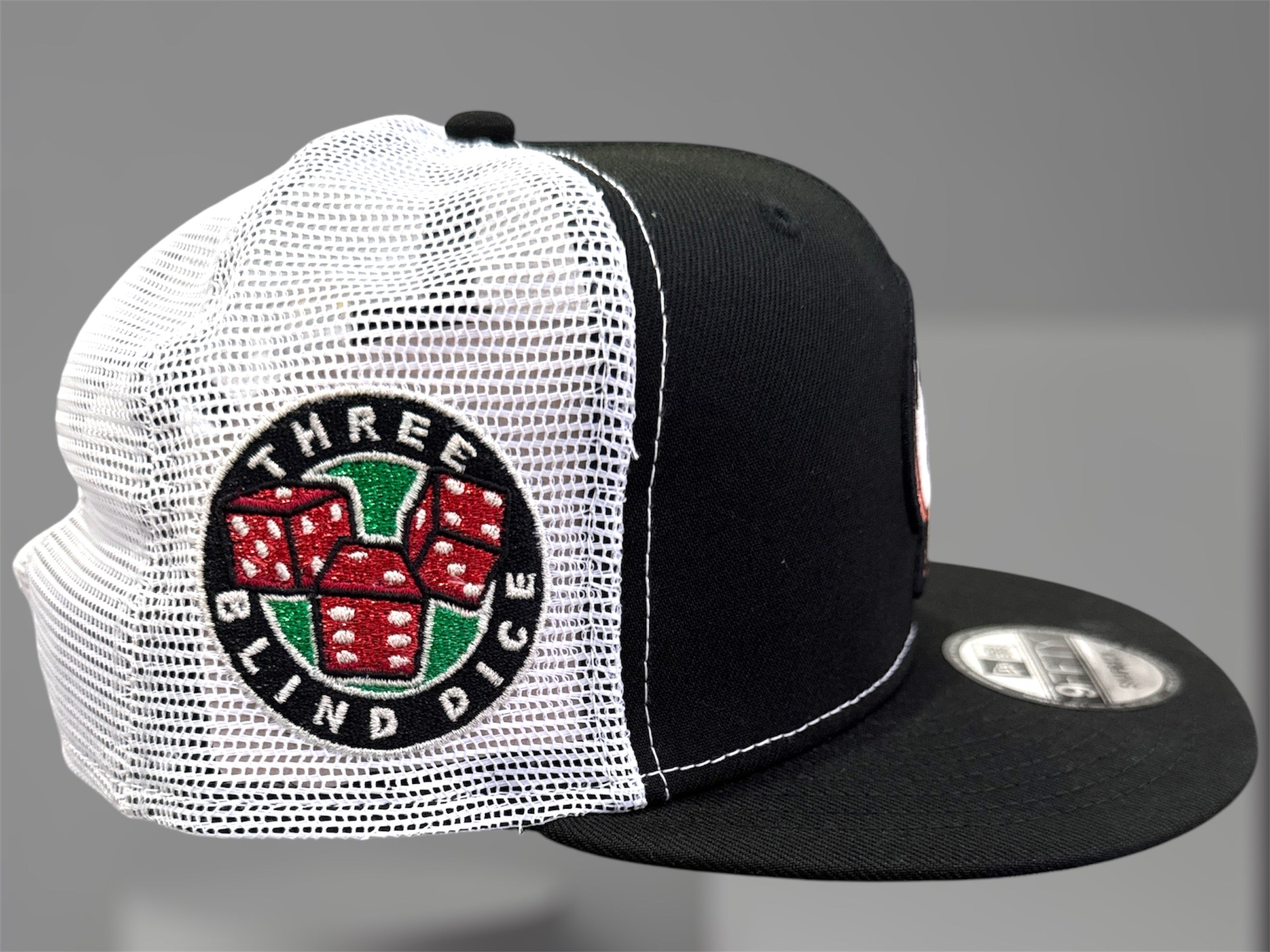 BGNYC 3 Blind Dice- Panda Trucker Snap Back