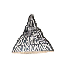 A RUSHMORE ENAMEL PIN - EXCLUSIVE GITD